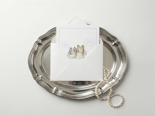 Lily + Walter - Thank You Card